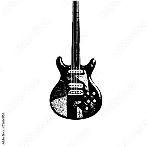 Electric Guitar Illustrates Musicality in Performance