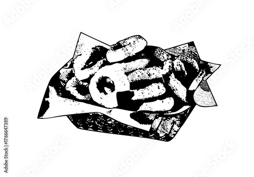 Cubist Portrait Abstract Expression in Graphic Design