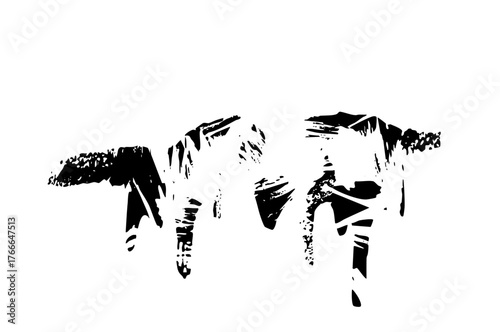 Faces Express Emotion in Abstract Composition