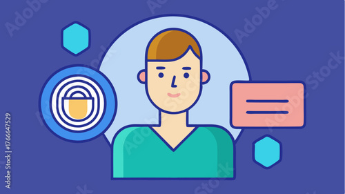 A closeup of biometric authentication such as a fingerprint or facial recognition securing access to a digital wallet.