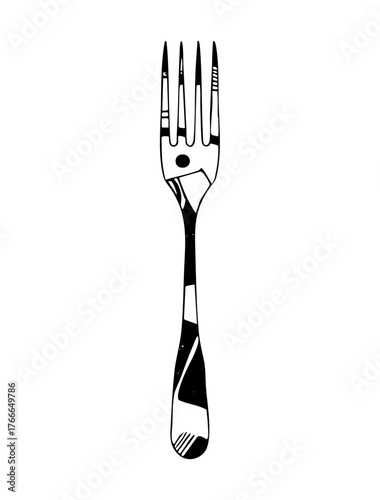Fork Illustrates Minimalism in Culinary Design