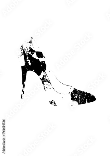 Woman reclining abstract illustration