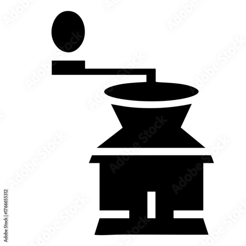 Coffee grinder in a kitchen