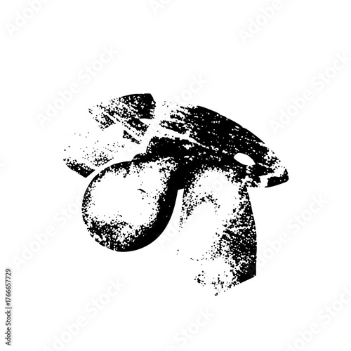 Dinosaur head aggression in prehistoric landscape