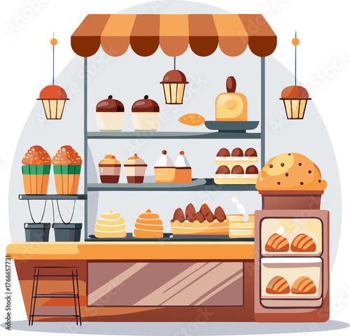 shop window vector