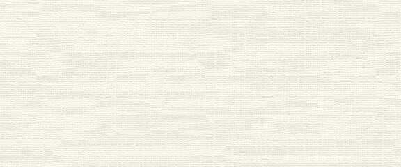 Paper canvas fabric background. Cream white surface mockup for design, text, banner. Watercolor rough texture, real pattern. Natural material template. Empty overlay sheet with copy space