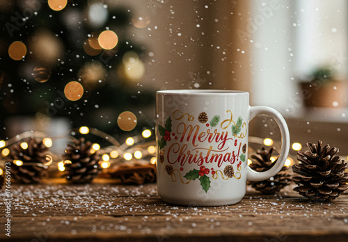 Christmas Mug Mockup