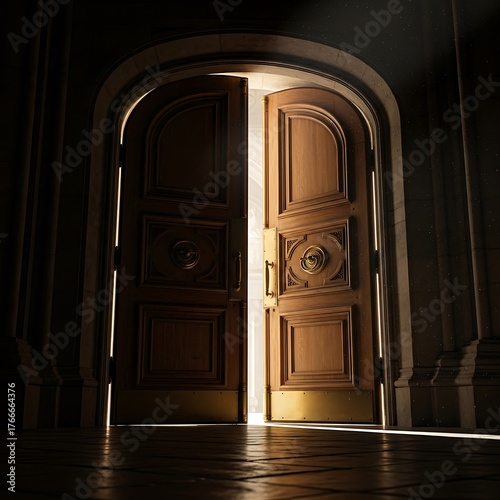 Mysterious Doorway - A Glimpse into the Unknown.