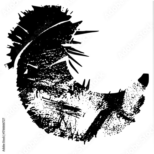 Beard Illustrates Strength in Abstract Portrait