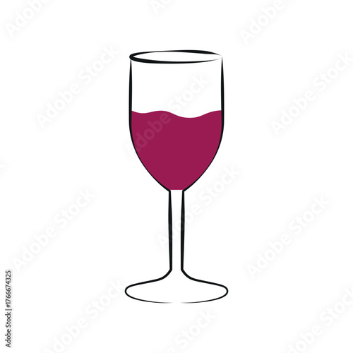 Glass Of Wine Doodle