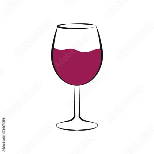 Glass Of Wine Doodle