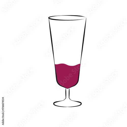 Glass Of Wine Doodle