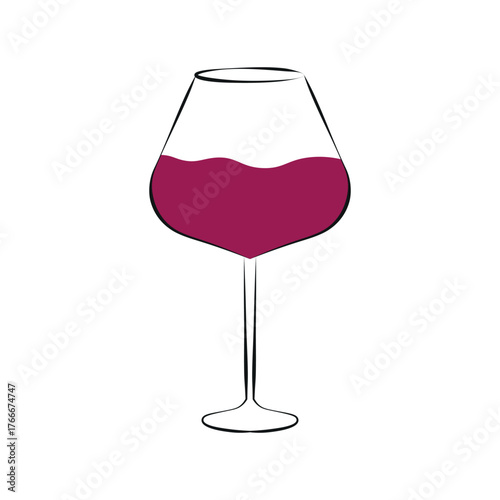 Glass Of Wine Doodle