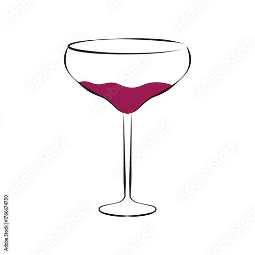 Glass Of Wine Doodle