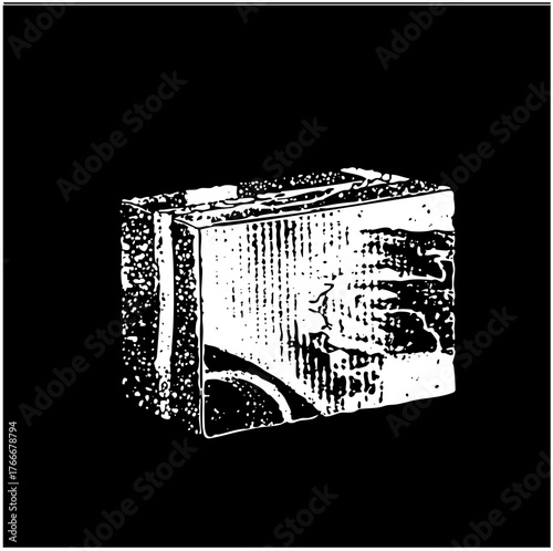 Stone Block Illustrates Texture in Architectural Rendering