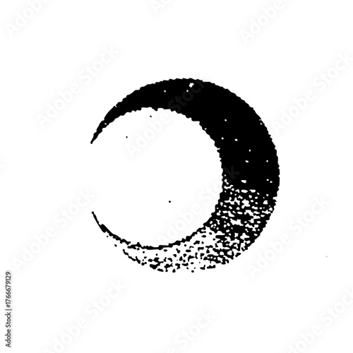 moon shines with textured detail in a night sky