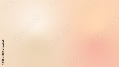 Seamless loop Soft pastel gradient background with peach, cream, and pink hues.