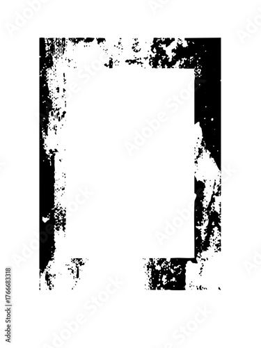 Grunge frame defines texture in abstract design