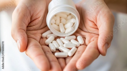 hand with pills