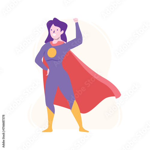 Superwoman Vector Illustration Which can easily edit or modifySuperwoman Vector Illustration Which can easily edit or modify