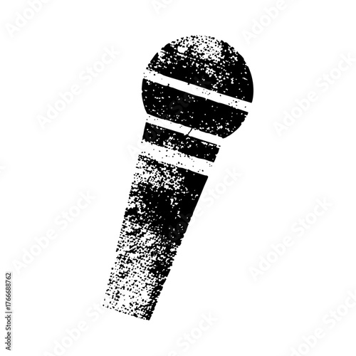 Microphone texture in a music studio