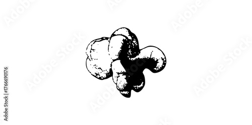 Popcorn Illustrates Snack Time at the Cinema