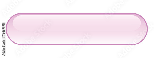 A soft pink button isolated on white background, ideal for feminine designs, gentle interfaces, or any project requiring a subtle calltoaction element