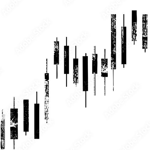 chart fluctuates dynamically in financial market analysis