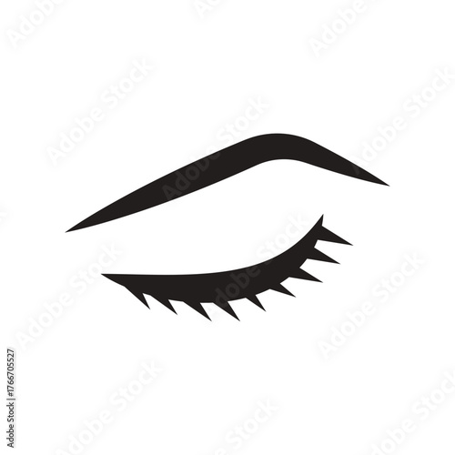 eye  logo icon illustration flat
