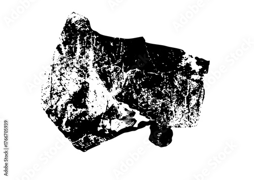 Rock Formation Texture in a Geological Landscape