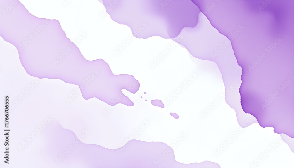 Obraz premium 보라색과파란색수채화번짐추상배경