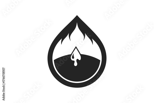 melting snow drop winter weather icy water droplet icon