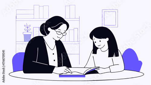 A woman mentoring a younger female sharing knowledge and experiences highlighting the significance of mentorship in empowerment networks.