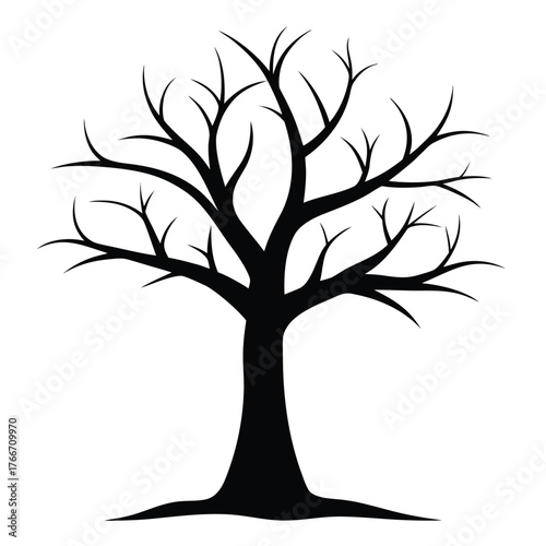 tree silhouette vector