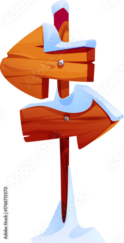 Directional Arrows in Winter