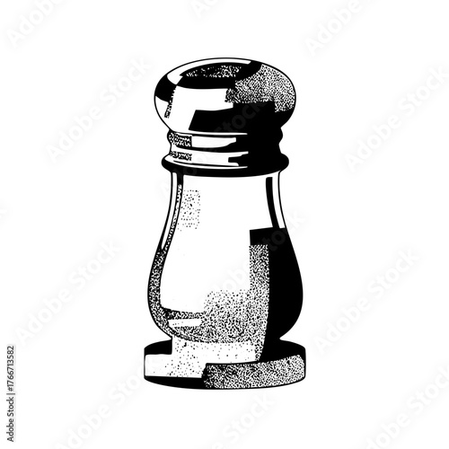 Spice shaker illustrates contrast in culinary design