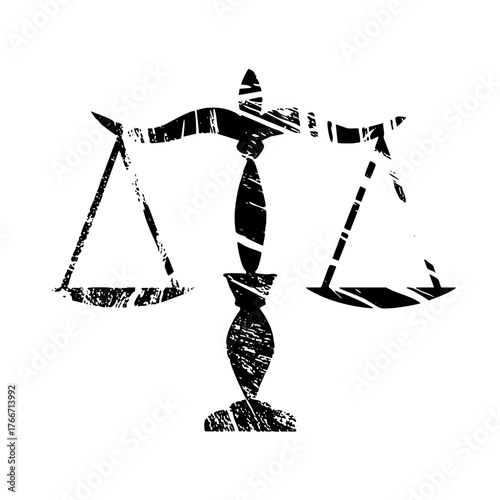Scales of Justice Balance Equity in Law