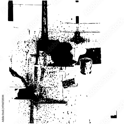 Abstract Shapes Compose Dynamic Texture in Modern Art