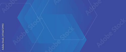 Blue geometric abstract background with overlap layer. Modern rounded square shapes creative design. Futuristic concept. Suit for cover, banner, brochure, business, header, website, presentation