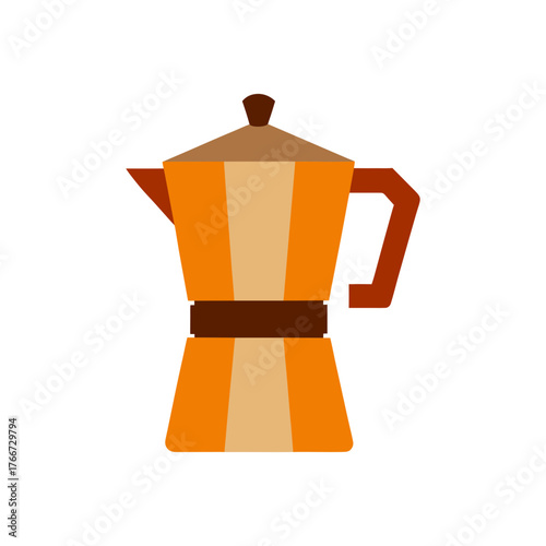 coffee maker on white background