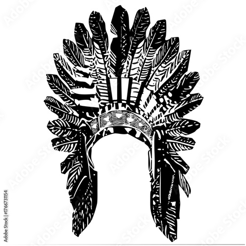 Headdress Illustrates Tribal Culture in Native American Art