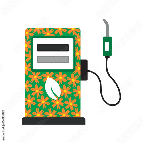 Biofuel gas station. Fuel dispenser. Automotive fuel. Natural resources.