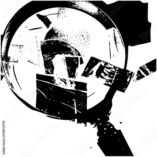 Robot explores space circular design