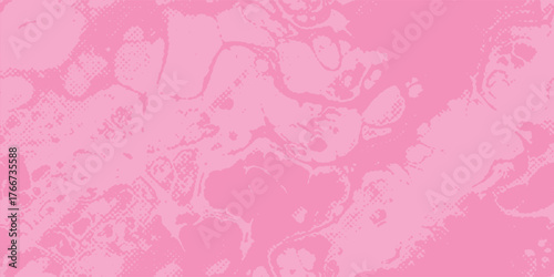 pink abstract texture vector background with dark spots, nets, lines and scratches