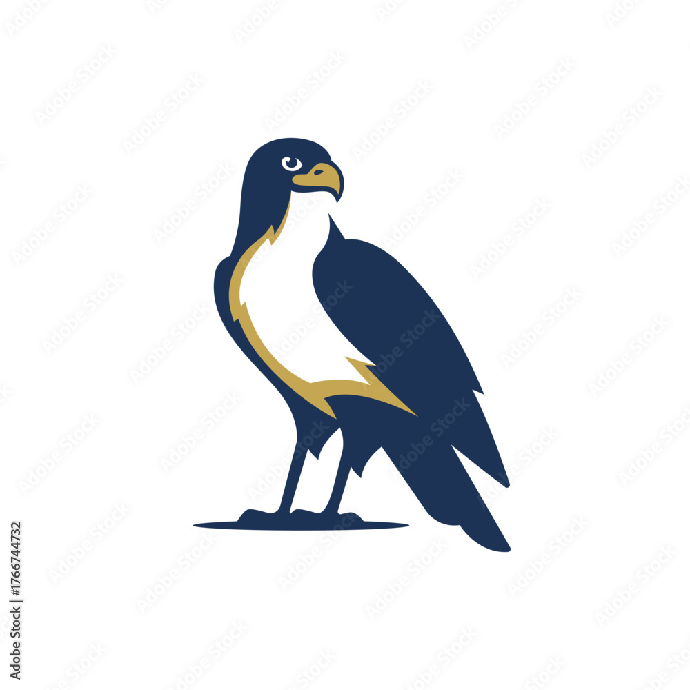 Fototapeta premium falcon abstract logo modern style