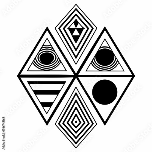 Elegant illustration of a young woman s profile with her hair in a neat bun