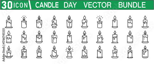 Luxury Scented Candle Jar Vector Design