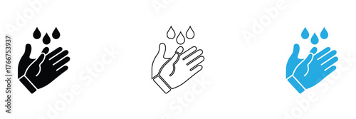 Promote wellness with this clean hands icon, symbolizing hygiene and safety essential for health awareness and preventing illness.