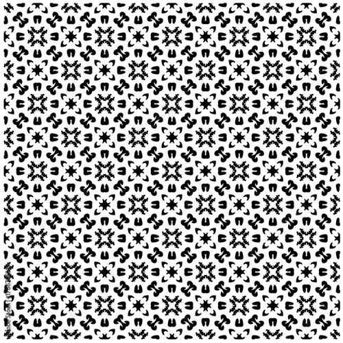 Abstract texture for fabric print, card, table cloth, furniture, banner, cover, invitation, decoration, wrapping. seamless repeating pattern.Black and white pattern.