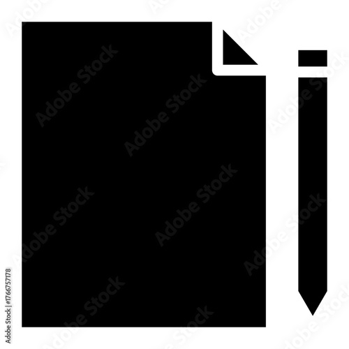 paper and pen icon
